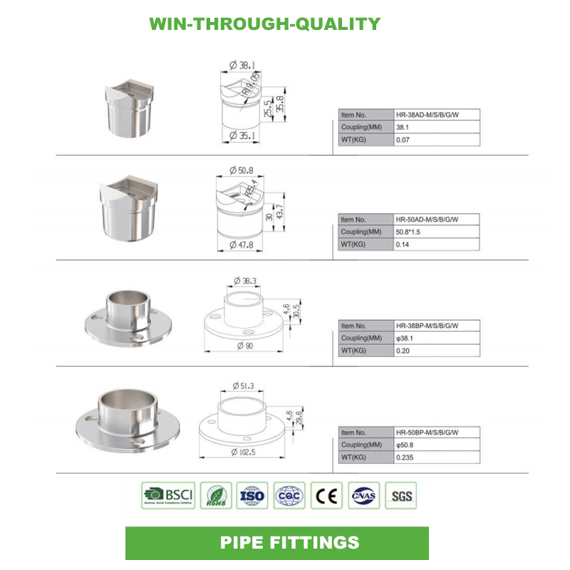 fascette per tubi in acciaio inossidabile